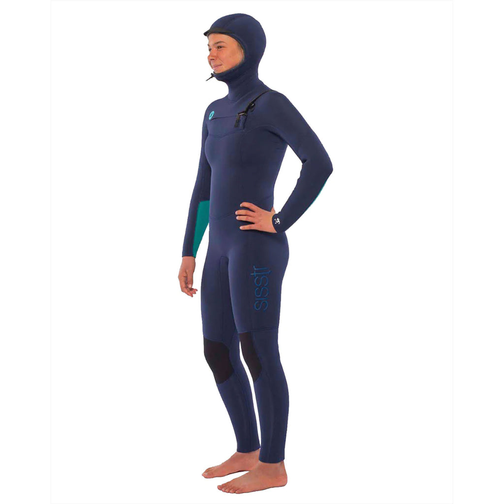 Sisstr 7 seas Women Hooded wetsuit 5/4mm