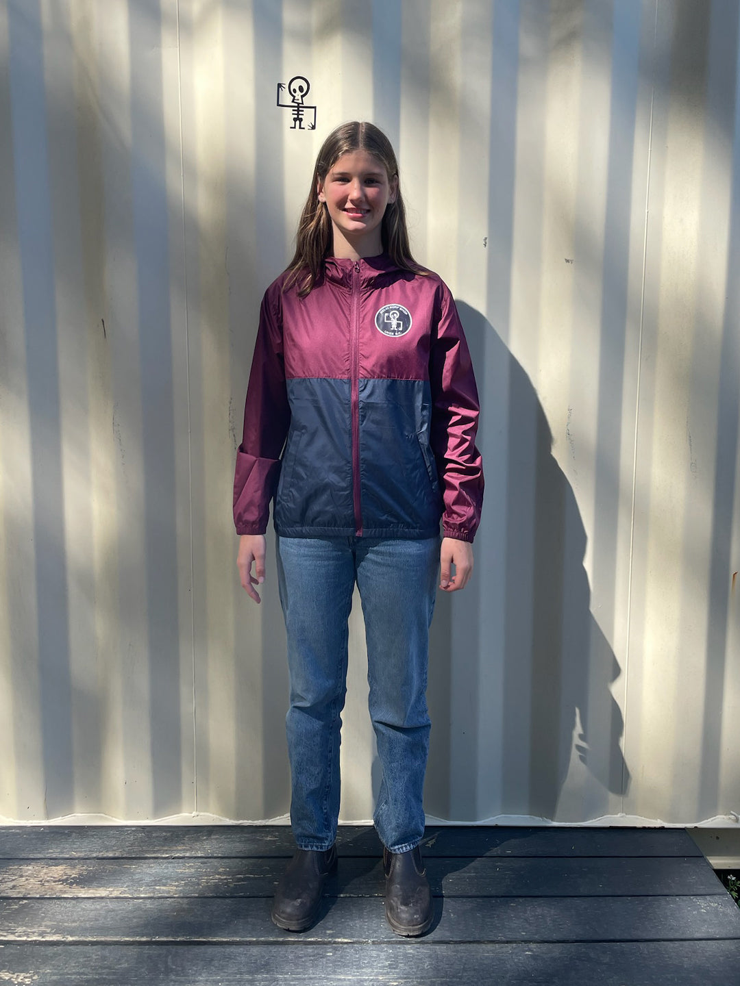 Relic Skele Patch Coach Hooded Youth Jacket