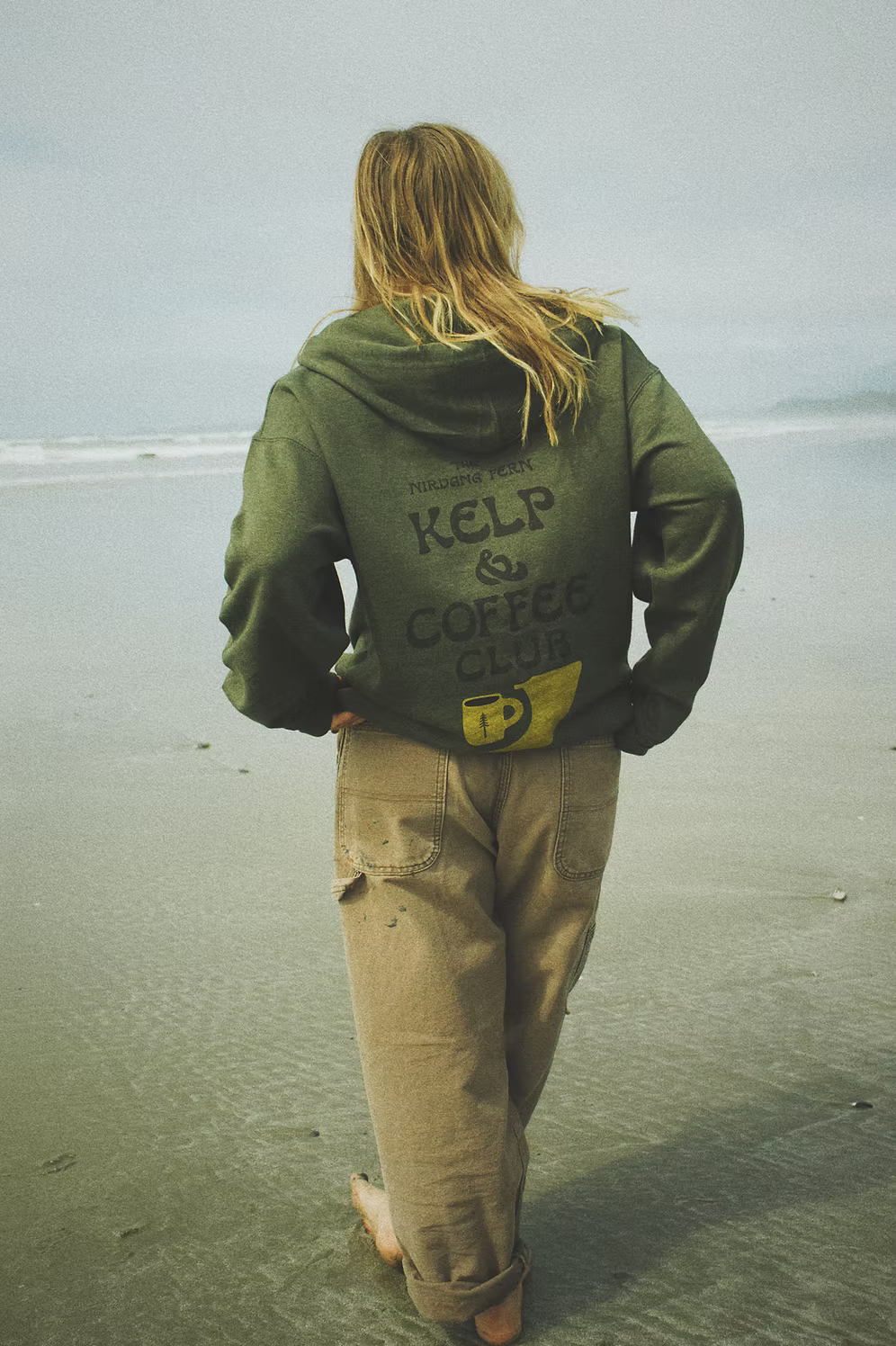 Nirvana Fern Coffee Club Zip Hoodie