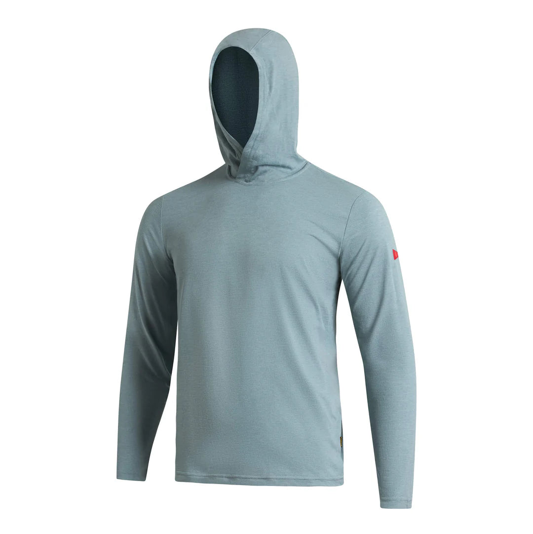 Florence Men's Airtex Long Sleeve Hooded Shirt