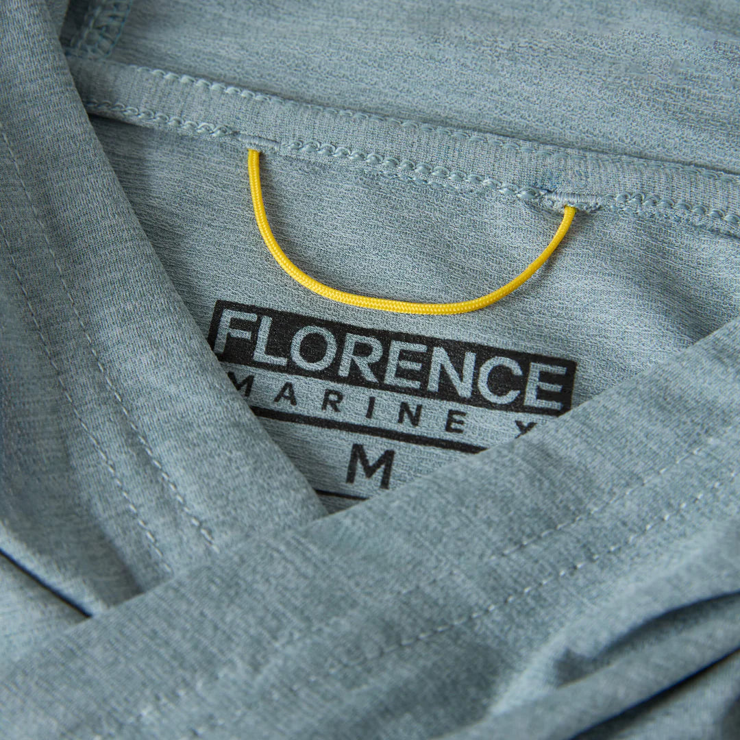 Florence Men's Airtex Long Sleeve Hooded Shirt