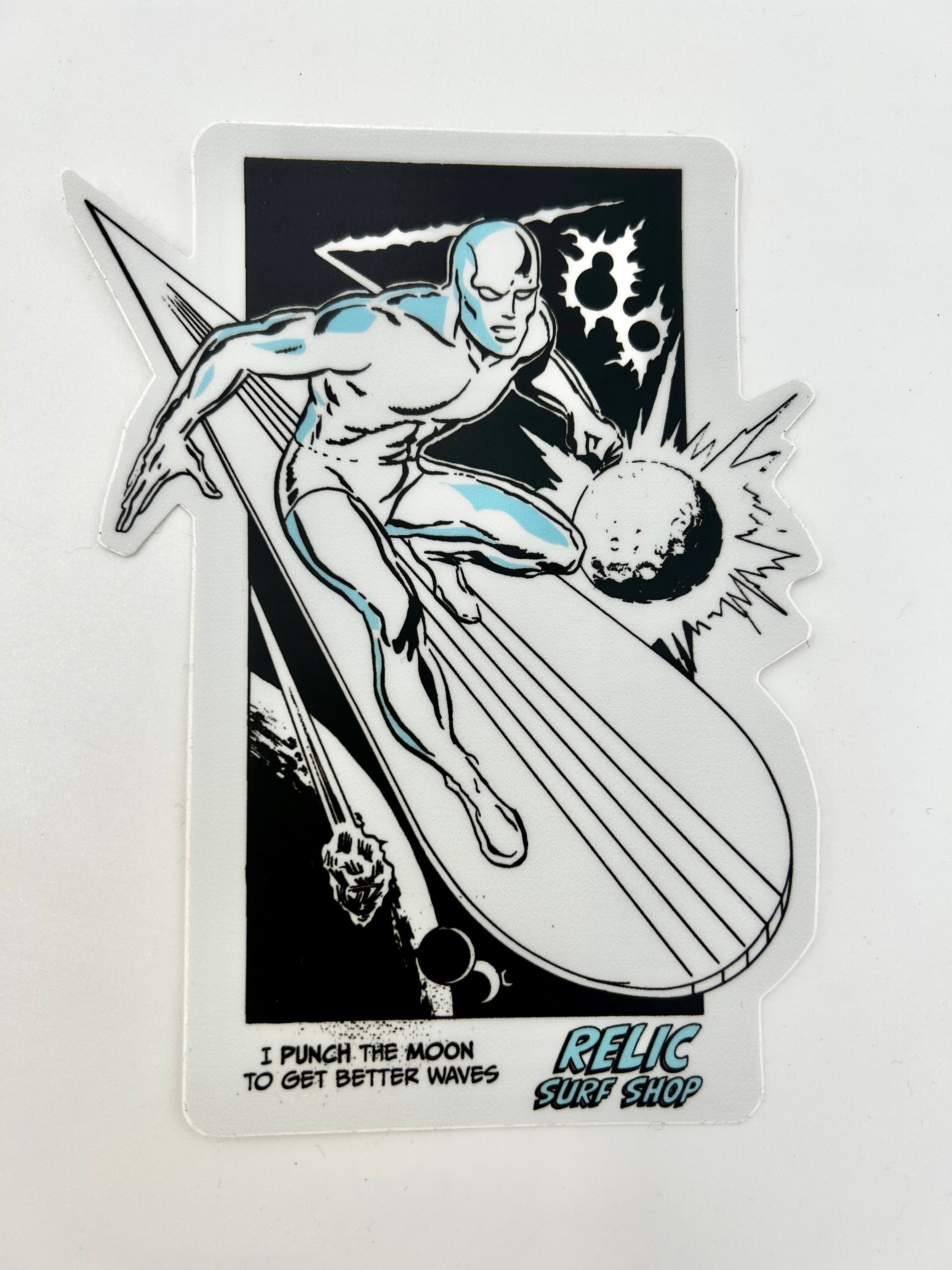 Relic x Silver Surfer Sticker