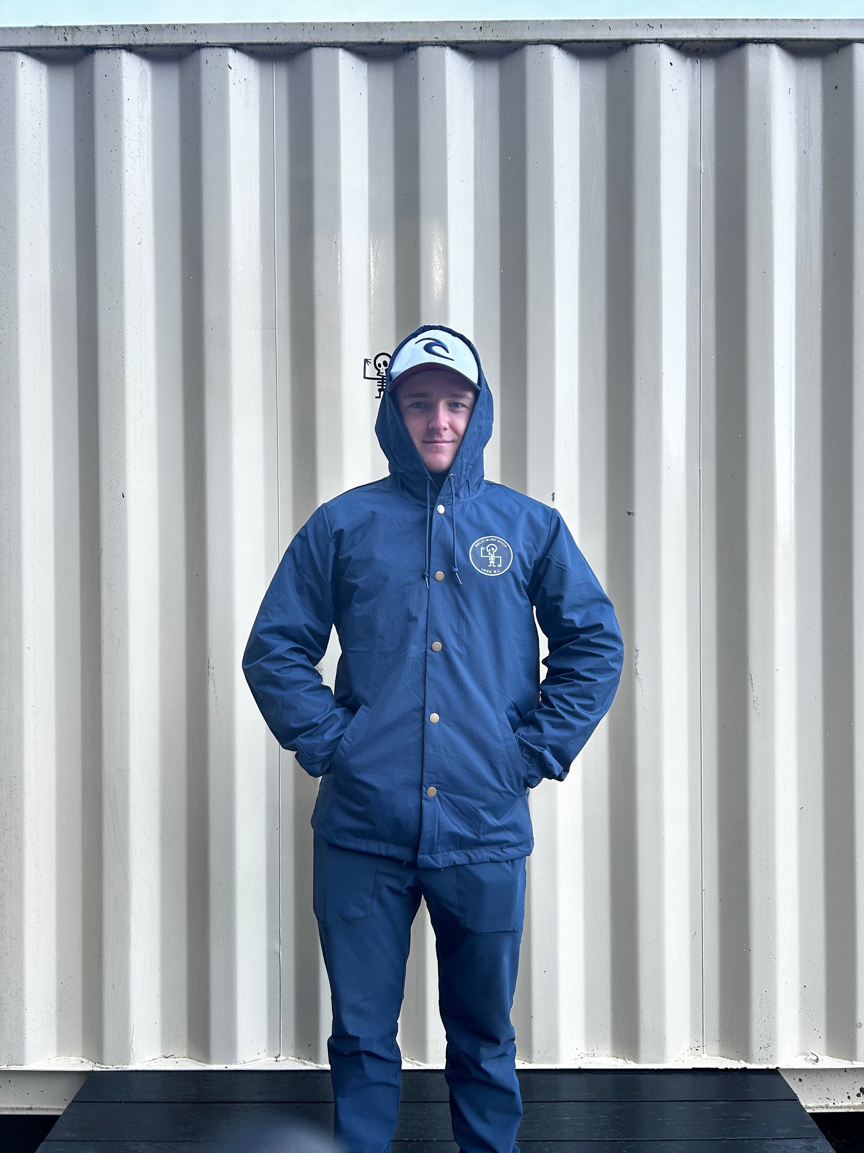 Relic Skele Patch Hooded Coach Jacket