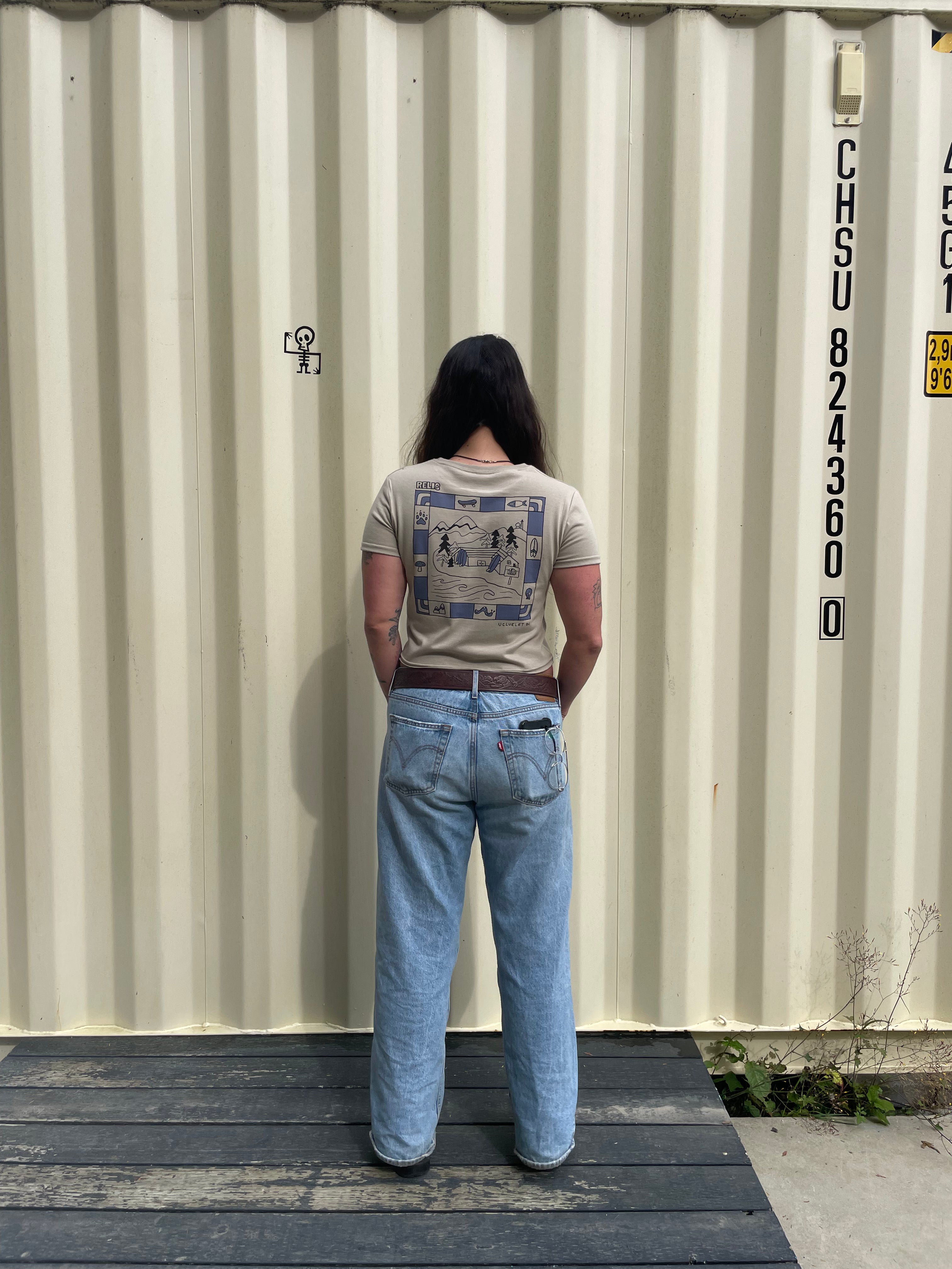 Relic x Another Day in Paradise Cropped Tee