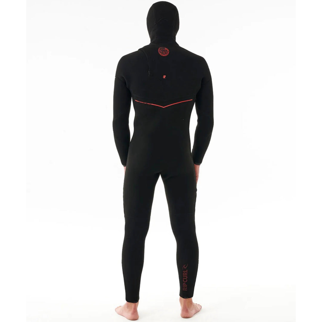 Ripcurl E7 Flashbomb Fusion Men Hooded Zip Free Wetsuit 5/4mm