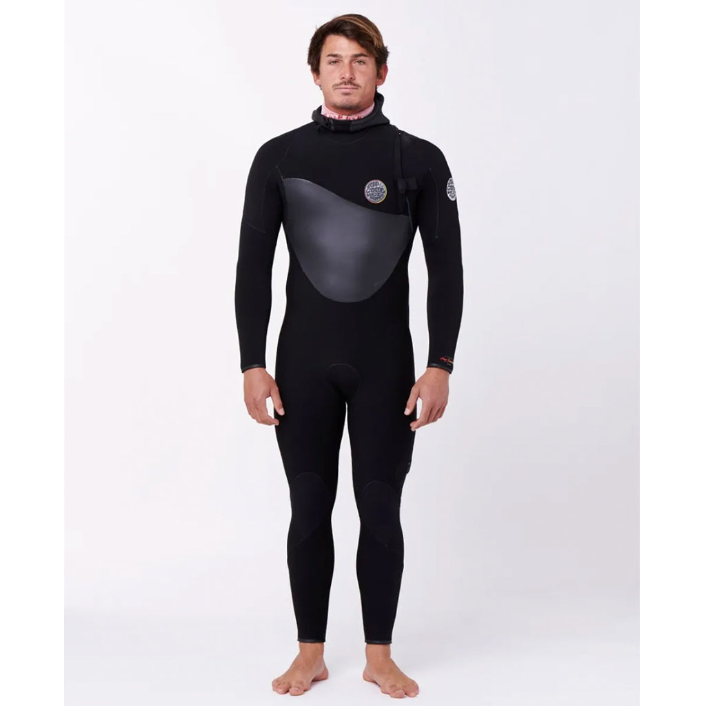 Ripcurl Flashbomb Heatseeker Zip Free Hooded Men Wetsuit 5/4mm