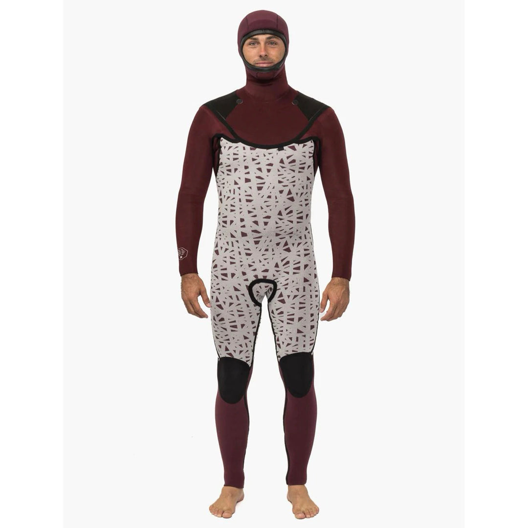 Vissla New Seas V-Zip Hooded Wetsuit 5/4 mm