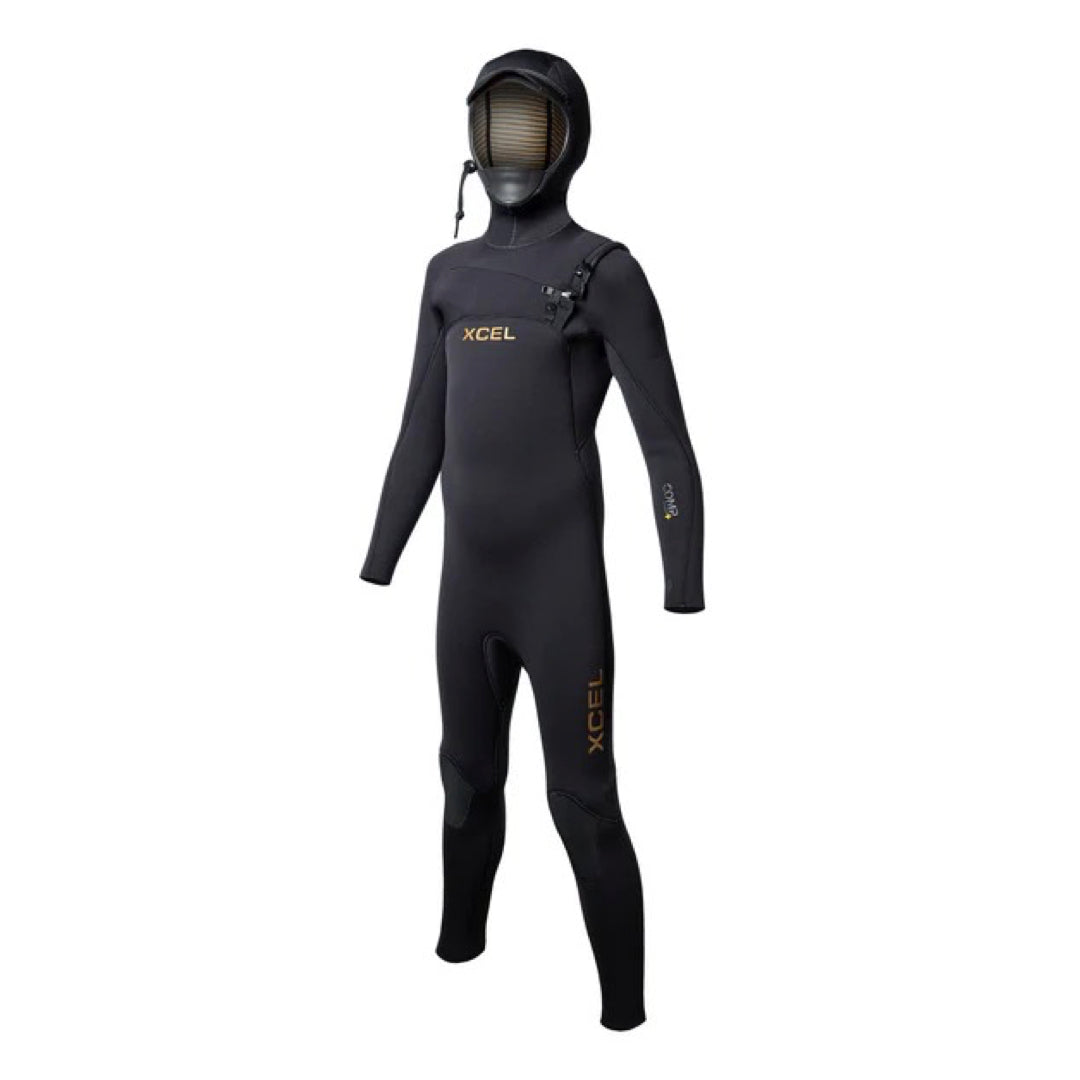 Xcel Comp + Youth 5/4 mm Hooded Wetsuit