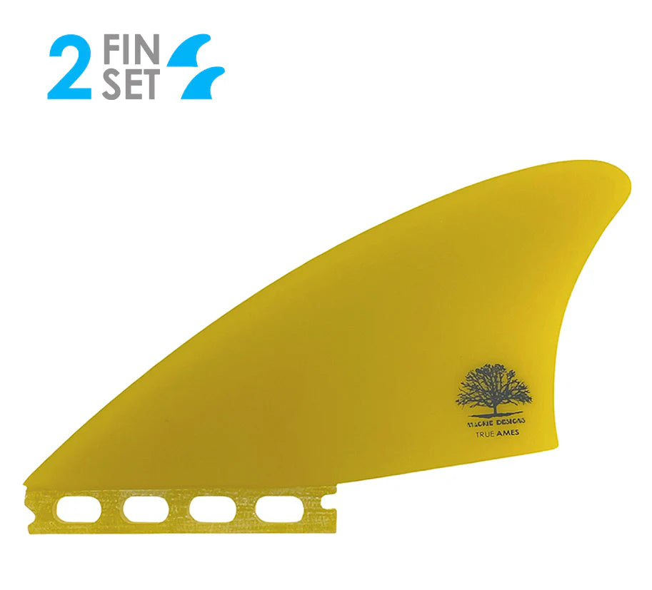 True Ames Mackie Side Cut Keel Twin Fin