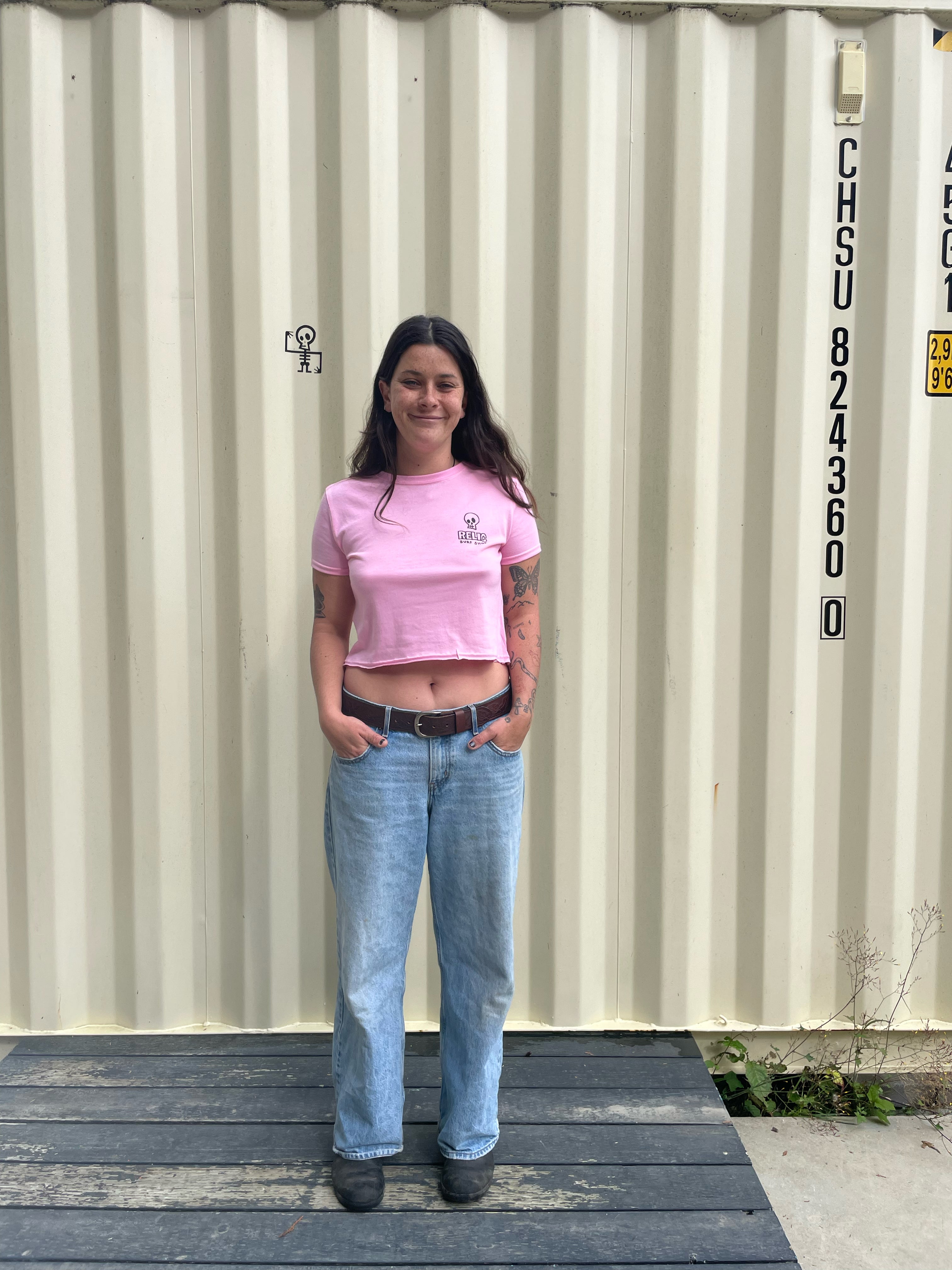 Relic x Another Day in Paradise Cropped Tee