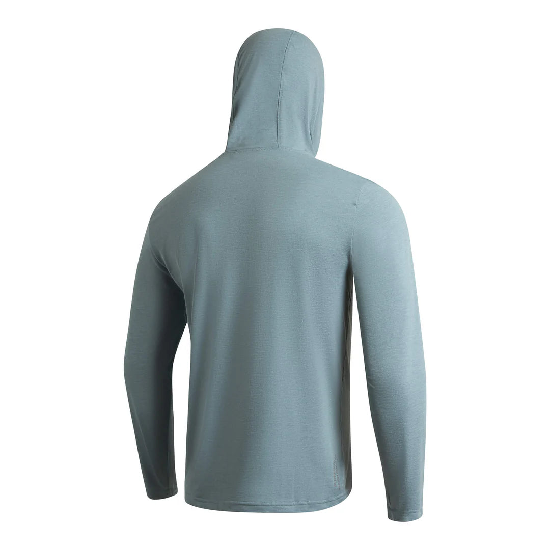 Florence Men's Airtex Long Sleeve Hooded Shirt