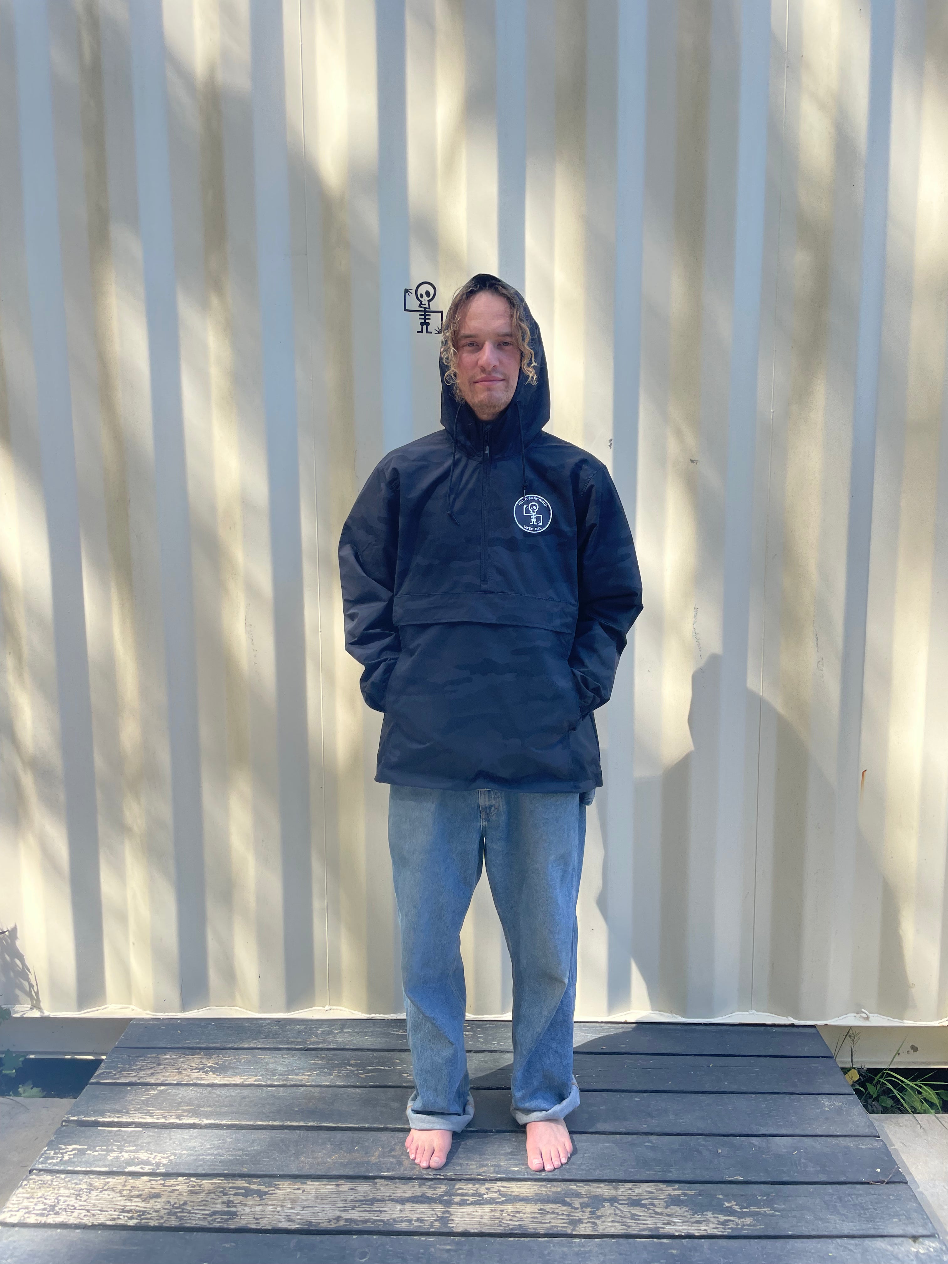 Relic Skele Patch Hooded Anorak Jacket