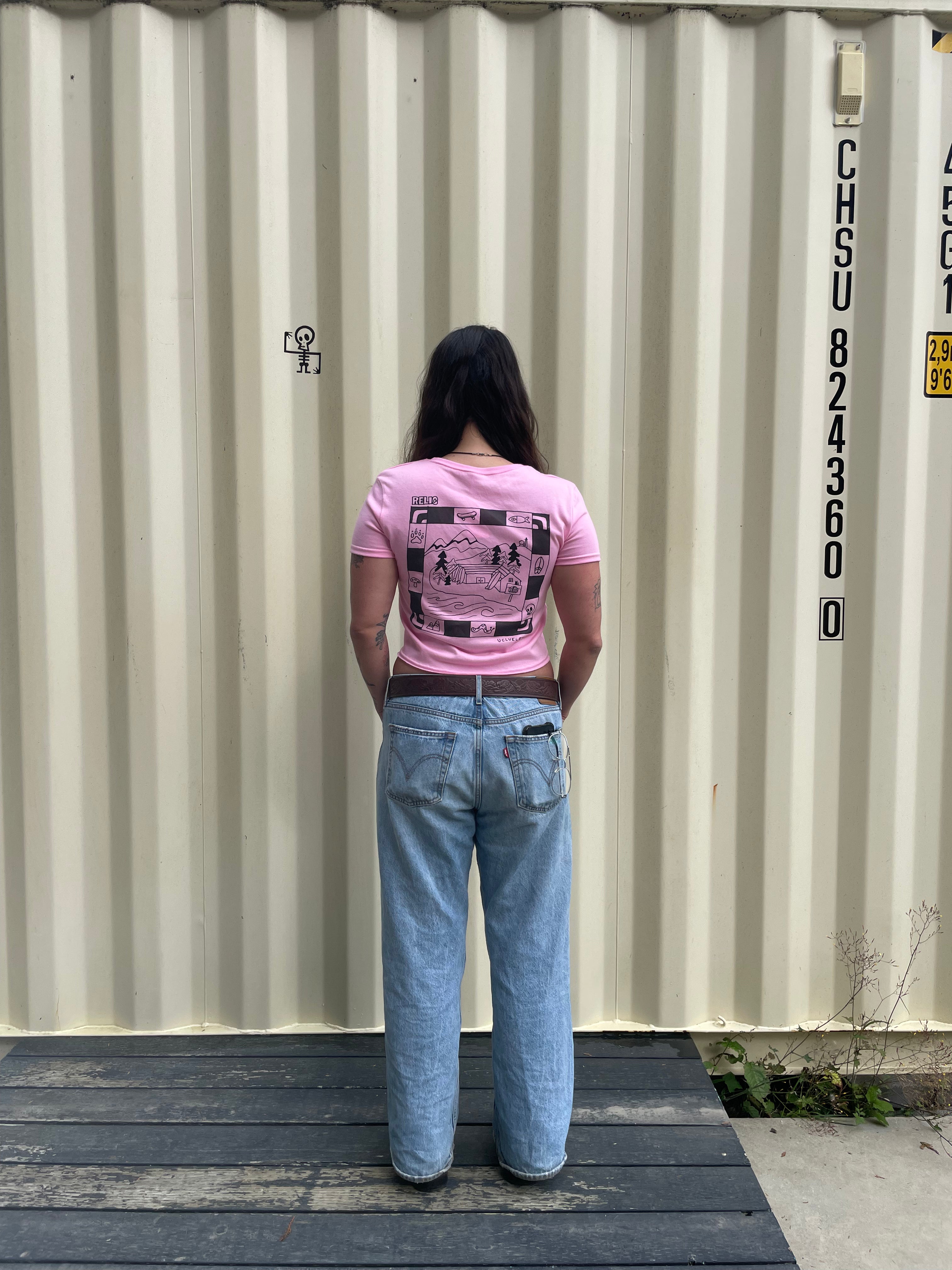 Relic x Another Day in Paradise Cropped Tee