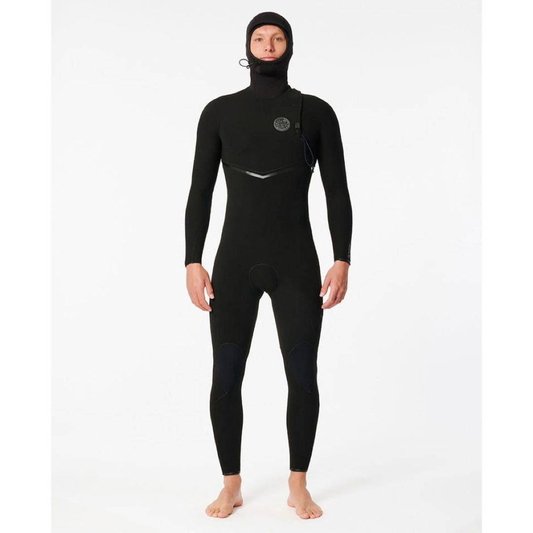 Ripcurl E-Bomb E7 Men Zip Free Hooded Wetsuit 5/4mm