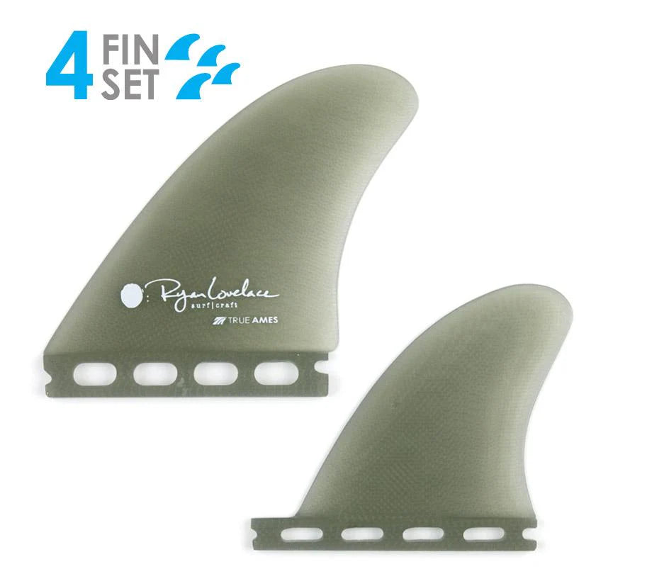 True Ames Lovelace Piggyback Quad Fin