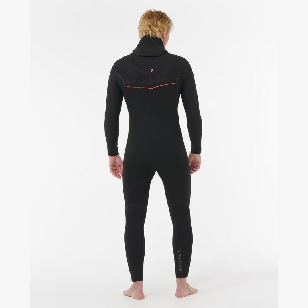 Ripcurl E7 Flashbomb Fusion Men Hooded Chest Zip Wetsuit 5/4mm